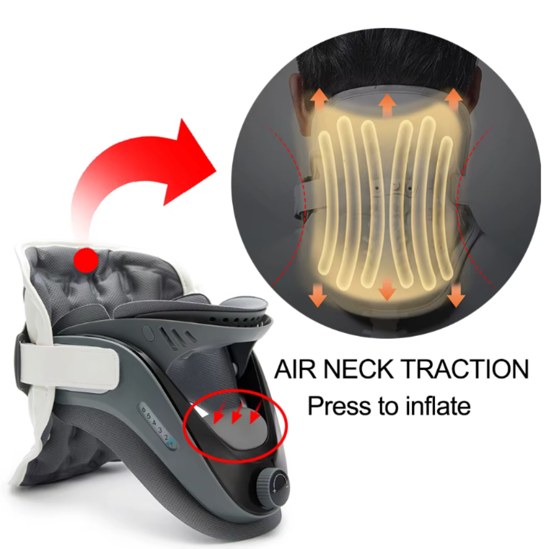 Inflatable Cervical Traction Collar for Posture Support