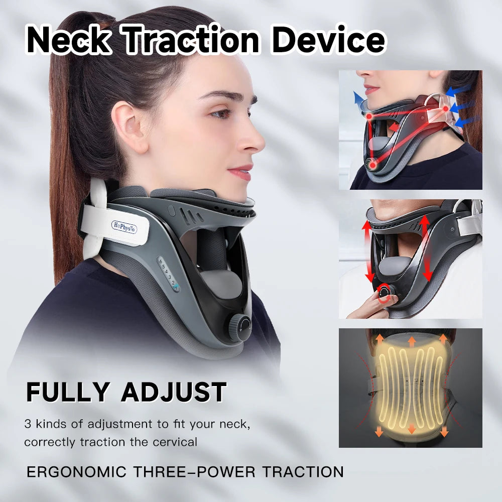 Inflatable Cervical Traction Collar for Posture Support